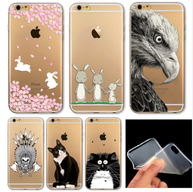 iPhone 6 Cute Animal Painted Cases