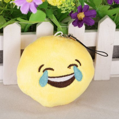 Cute Emoji Stuffed Keychains