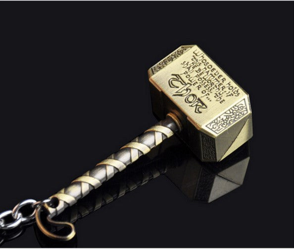 2 Thor Hammer (Mjolnir) KeyChains